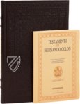 Testament des Ferdinand Columbus – Testimonio Compañía Editorial – Legajo 4o de 1539 – Archivo Histórico Provincial de Sevilla (Sevilla, Spanien)