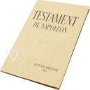 Testament Napoleons – Archives Nationales (Paris, Frankreich) Faksimile
