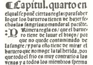 Tractado muy provechoso del anatomia, y phlebotomia de venas y arterias y del anatomia de los nervios, con un tractado de ventosas y otro de sanguijuelas con unas reglas generales para saber los dias aptos para las sangrias – Vicent Garcia Editores – 