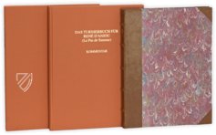 Turnierbuch für René d´Anjou – Akademische Druck- u. Verlagsanstalt (ADEVA) – Cod. Fr. F. XIV. Nr. 4 – Russische Nationalbibliothek (St. Petersburg, Russland)