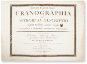 Uranographia – Biblioteka Uniwersytecka Mikołaj Kopernik w Toruniu (Toruń, Polen) Faksimile