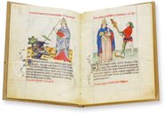 Vaticinia Pontificum, sive Prophetiae Abbatis Joachini – A.2848 – Biblioteca dell'Archiginnasio (Bologna, Italien) Faksimile