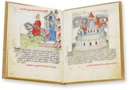 Vaticinia Pontificum, sive Prophetiae Abbatis Joachini – A.2848 – Biblioteca dell'Archiginnasio (Bologna, Italien) Faksimile