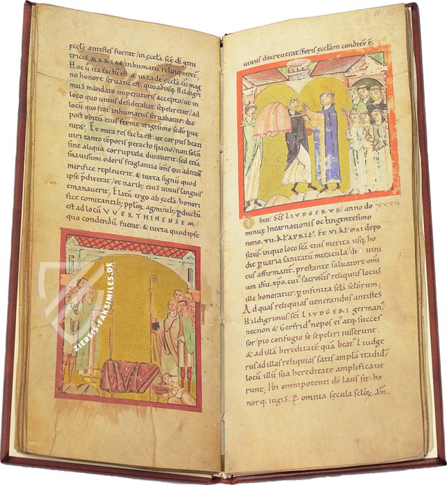 Vita Sancti Liudgeri – Akademische Druck- u. Verlagsanstalt (ADEVA) – Ms. theol. lat. fol. 323 – Staatsbibliothek zu Berlin (Berlin, Deutschland) Vita Sancti Liudgeri – Akademische Druck- u. Verlagsanstalt (ADEVA) – Ms. theol. lat. fol. 323 – Staatsbibliothek zu Berlin (Berlin, Deutschland)