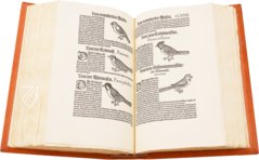 Vogelbuch. Faksimile nach der Ausgabe bei Froschauer, Zürich 1557. (Vorzugsausgabe)