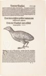 Vogelbuch. Faksimile nach der Ausgabe bei Froschauer, Zürich 1557. (Vorzugsausgabe)