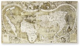 Waldseemüller-Karte + Il Fior di Virtù – ArtCodex – Ricc. 1774 – Biblioteca Riccardiana (Florenz, Italien) Waldseemüller-Karte + Il Fior di Virtù – ArtCodex – Ricc. 1774 – Biblioteca Riccardiana (Florenz, Italien)