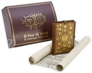 Waldseemüller-Karte + Il Fior di Virtù – ArtCodex – Ricc. 1774 – Biblioteca Riccardiana (Florenz, Italien) Waldseemüller-Karte + Il Fior di Virtù – ArtCodex – Ricc. 1774 – Biblioteca Riccardiana (Florenz, Italien)