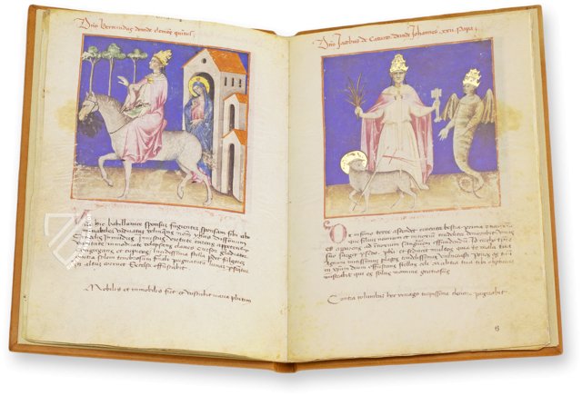 Weissagungen über die Päpste – Vat. Ross. 374 – Biblioteca Apostolica Vaticana (Vaticanstadt, Vaticanstadt) Faksimile