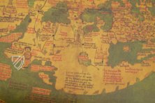 Weltkarte des Andreas Walsperger – Pal. lat. 1362 B – Biblioteca Apostolica Vaticana (Vaticanstadt, Vaticanstadt) Faksimile
