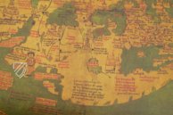 Weltkarte des Andreas Walsperger – Pal. lat. 1362 B – Biblioteca Apostolica Vaticana (Vaticanstadt, Vaticanstadt) Faksimile