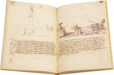 Wie man den Tiber von Perugia nach Rom schiffbar macht – 34K 16 (Cors. 1227) – Biblioteca dell'Accademia Nazionale dei Lincei e Corsiniana (Rom, Italien) Faksimile