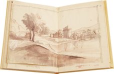 Wie man den Tiber von Perugia nach Rom schiffbar macht – Nova Charta – 34K 16 (Cors. 1227) – Biblioteca dell'Accademia Nazionale dei Lincei e Corsiniana (Rom, Italien)