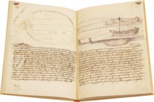 Wie man den Tiber von Perugia nach Rom schiffbar macht – Nova Charta – 34K 16 (Cors. 1227) – Biblioteca dell'Accademia Nazionale dei Lincei e Corsiniana (Rom, Italien)