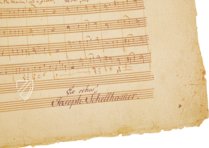 Wolfgang Amadeus Mozart – Ave Verum Corpus – Akademische Druck- u. Verlagsanstalt (ADEVA) – Mus. Hs. 18.975/3 – Österreichische Nationalbibliothek (Wien, Österreich)
