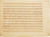 Wolfgang Amadeus Mozart – Ave Verum Corpus – Mus. Hs. 18.975/3 – Österreichische Nationalbibliothek (Wien, Österreich) Faksimile