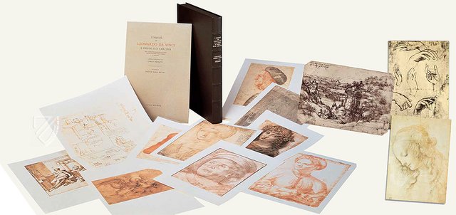 Zeichnungen von Leonardo da Vinci und seinem Umkreis - Gallerien der Uffizien in Florenz – Galleria degli Uffizi / Gabinetto Disegni e Stampe (Florenz, Italien) Faksimile