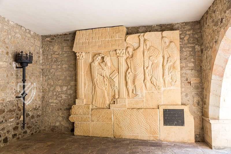 Relief des heiligen Beatus von Liébana