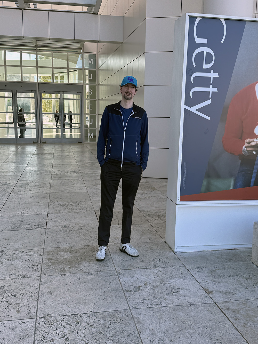 Christian Ziereis im Getty Center